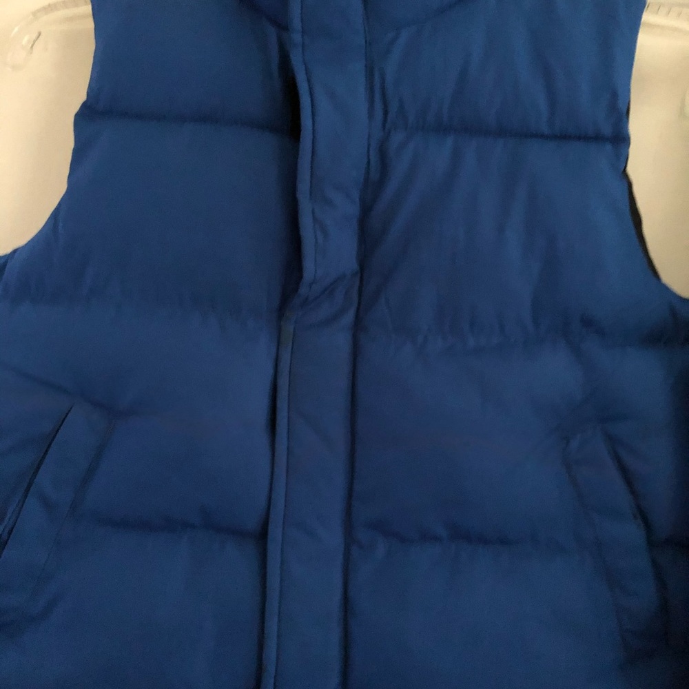 Blue Puffed vest for boys